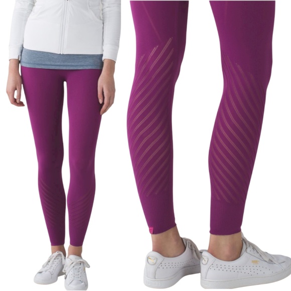 lululemon athletica Pants - Lululemon Enlighten Seamless High Rise Legging Tights in Regal Plum Purple M (8)